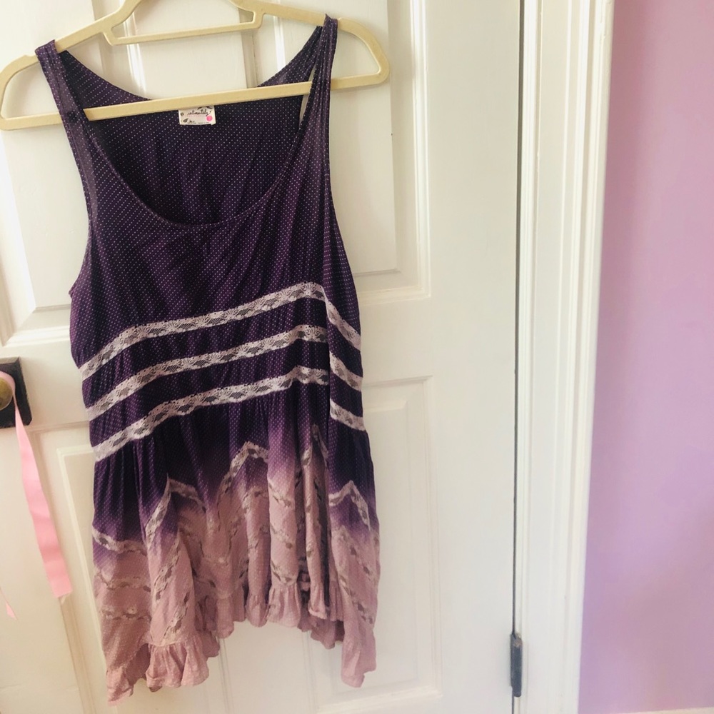 Free People Violet Ombré Dress